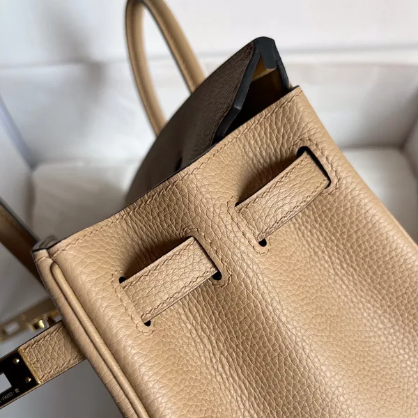 Hermès Birkin 25 cm Beige Togo Leather Gold Hardware Bag product view 7