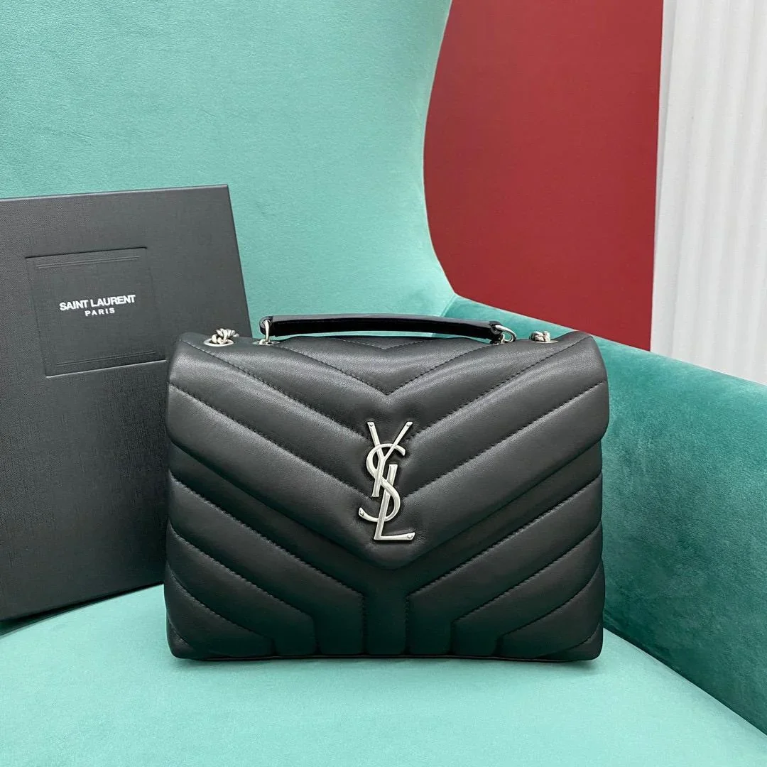 Saint Laurent Loulou Small with Silver hard Bag product view 1