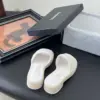 Chanel Women White Quilted Leather Slides product view 6