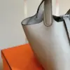 Hermès Picotin 18 Gray togo leather Silver Hardware Bag product view 4