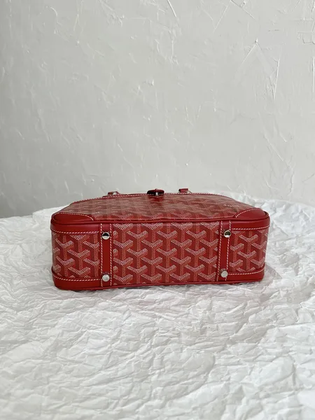 Goyard Saint Jeanne Bag Coated Canvas PM Red 9496843 product view 2