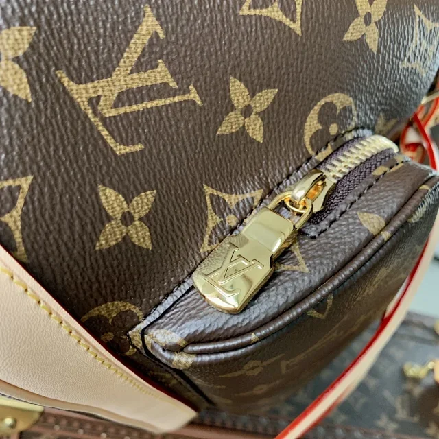 Louis Vuitton Montsouris PM backpack in Monogram coated canvas product view 7