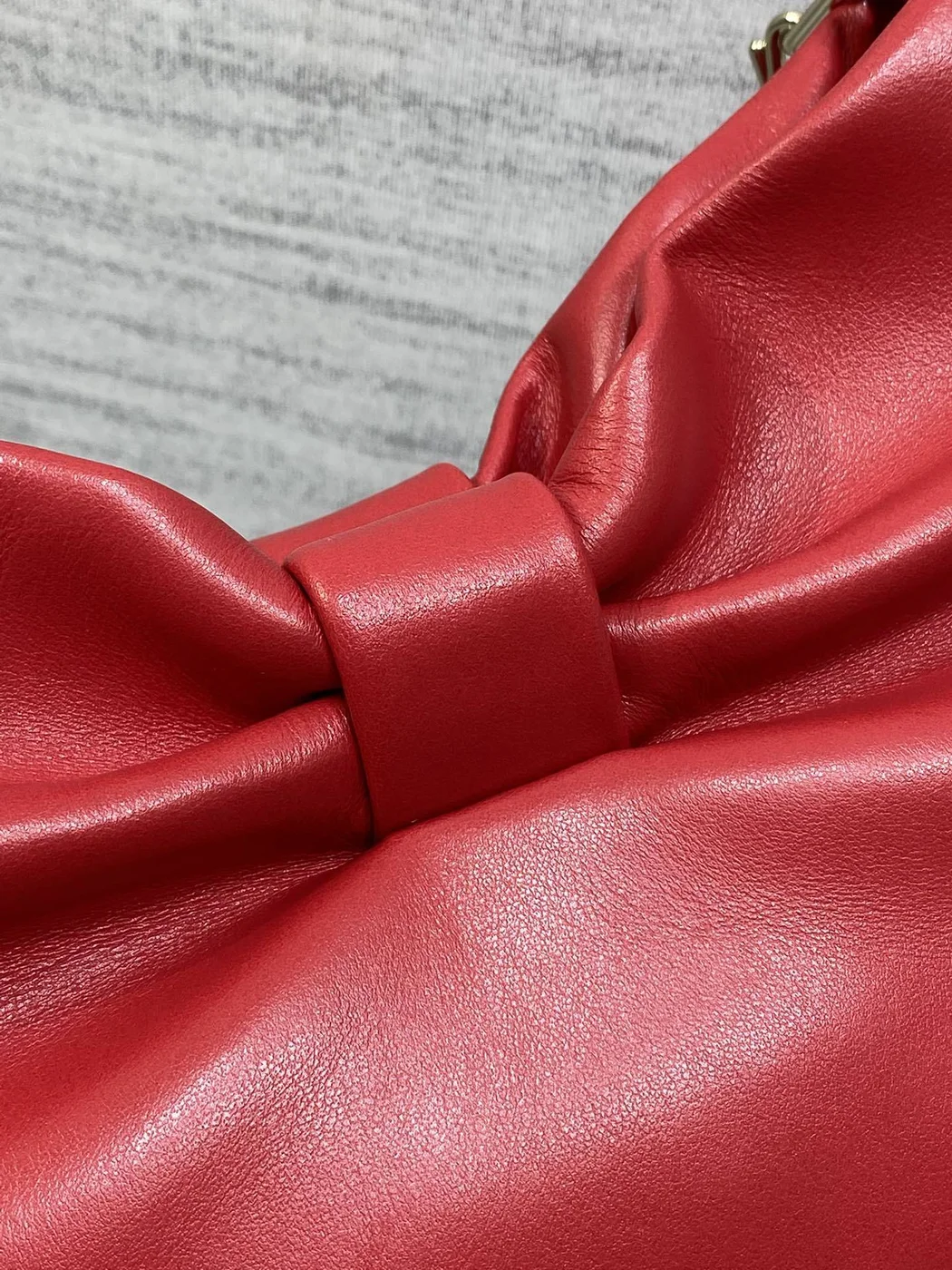 Dior Bow Bag Red Lambskin product view 4