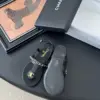 Chanel Women Black Leather Chain Detail Sandals product view 4