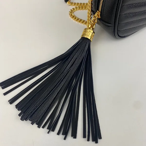 Saint Laurent Lou Mini Bag With Tassel David Jones product view 3