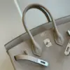 Hermès Birkin 25 Gris Tourterelle Togo Palladium Hardware Bag product view 8