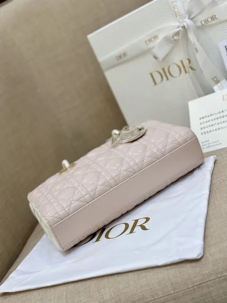 Dior D-Joy Women’s Handbag Pink Cowhide 26 cm product view 5