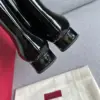 Valentino Women Black Patent Leather Boots product view 2