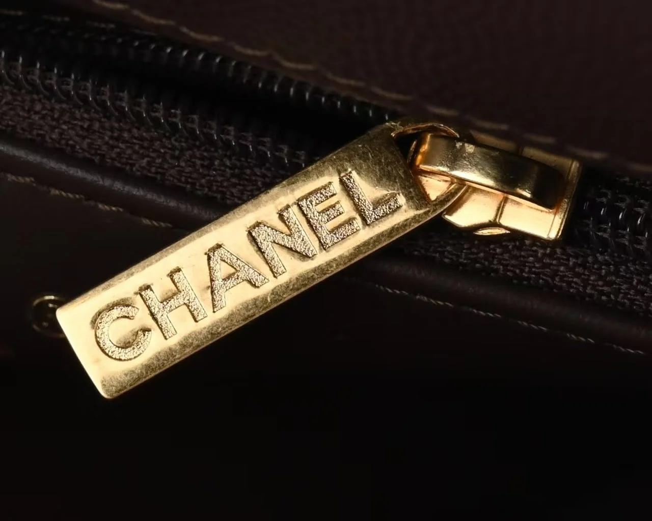 Chanel Preppy Coco Small Flap Bag in dark brown product view 9