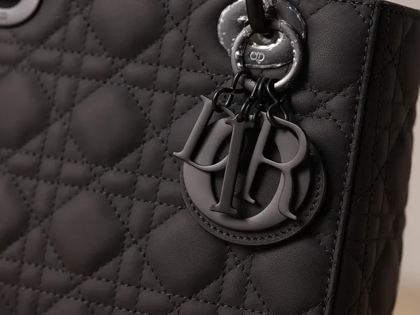 Dior Lady Matte Women’s Black Handbag 20 cm product view 6