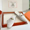 Hermès Women White Leather Mules product view 5