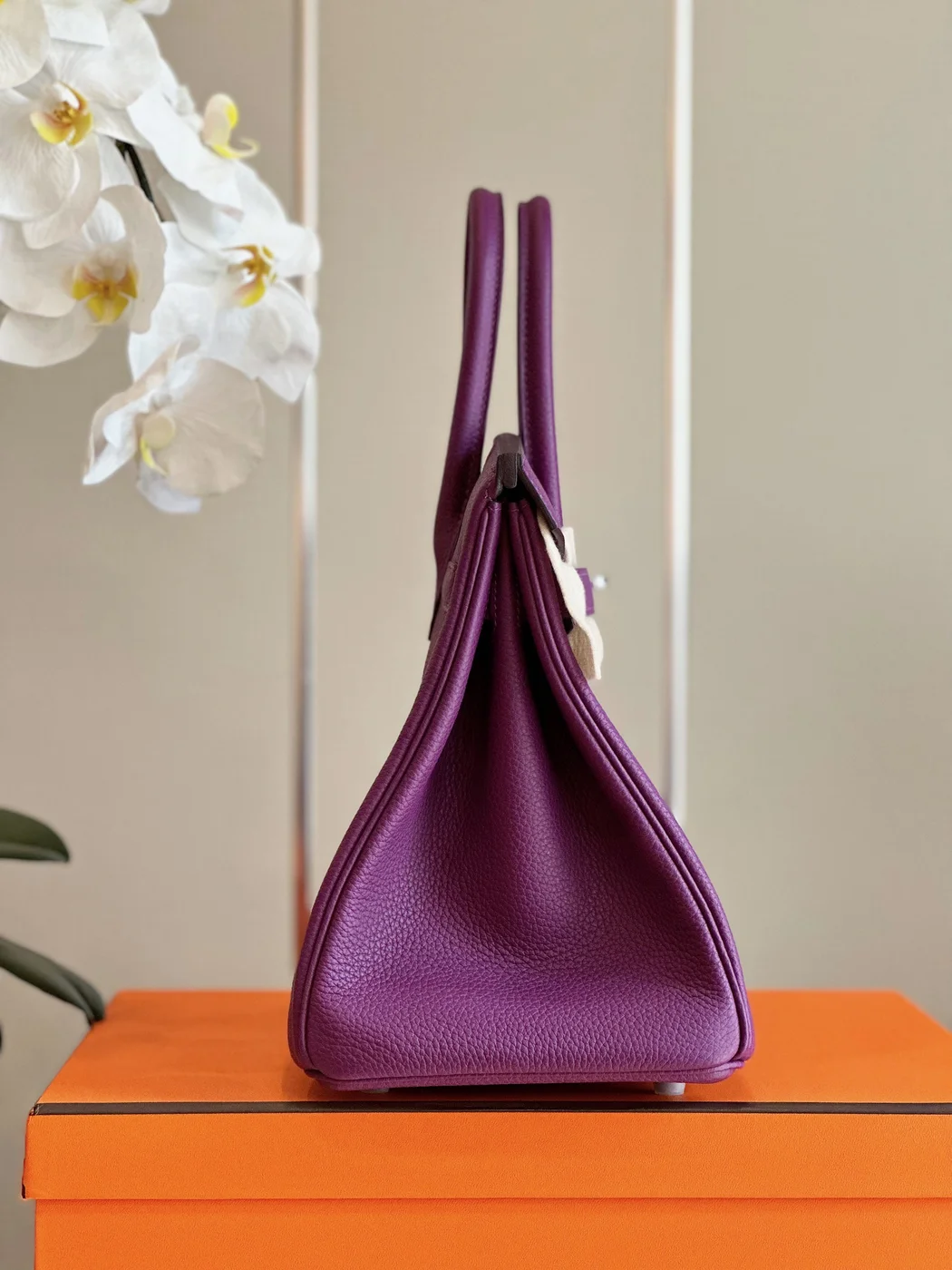 Hermès Birkin 30 Purple Palladium Hardware Bag product view 3