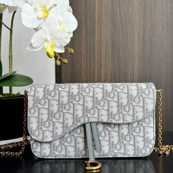 Dior Medium Saddle Pouch with Chain product view 1