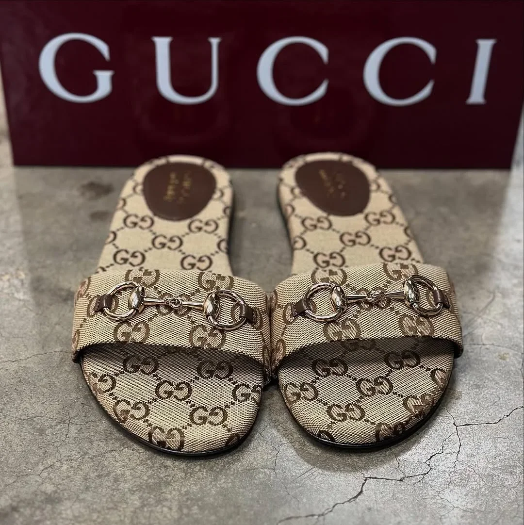 Gucci Siaga Horsebit Slide Sandals product view 1