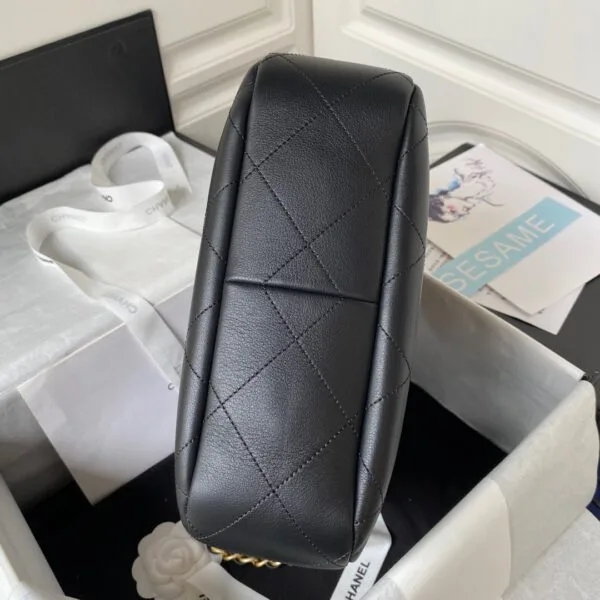 Chanel 23A Hobo Calfskin Black Bag product view 5