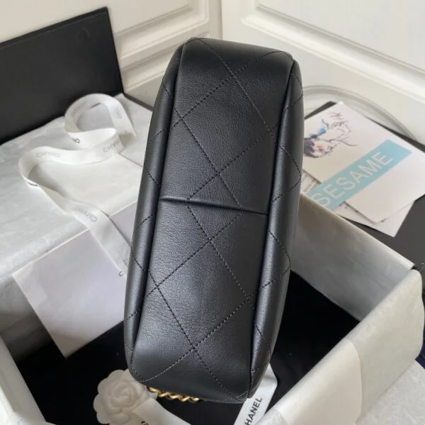 Chanel 23A Hobo Calfskin Black Bag product view 5