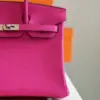 Hermès Birkin 25 Pink Togo leather Palladium Hardware Bag product view 4