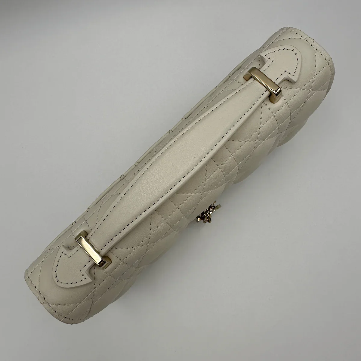 Dior My Dior Mini Bag in latte Cannage lambskin product view 6