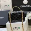 Chanel Mini Rectangular Flap With Top Handle Black 20 cm Bag product view 3