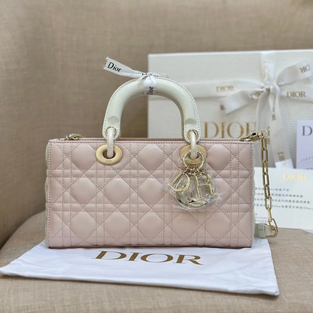 Dior D-Joy Women’s Handbag Pink Cowhide 26 cm product view 1
