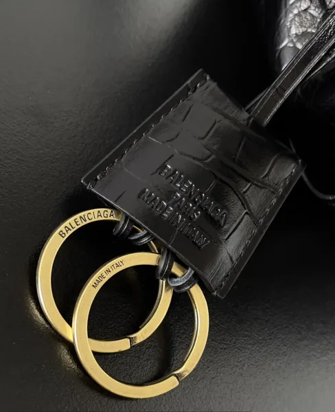Balenciaga Rode Bag Black Crocodile Leather product view 5