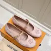 Louis Vuitton Women Pink Patterned Leather Mary Janes product view 1