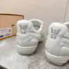 Louis Vuitton Women White Leather Sneakers product view 4