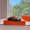 Hermès Women Brown Leather Straps Sandals product view 2