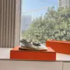 Hermès Women Silver Leather Mary Jane Heels product view 2
