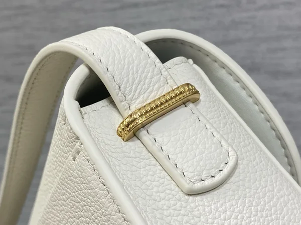 Dior Small Dior Médaillon Flap Bag in White product view 2