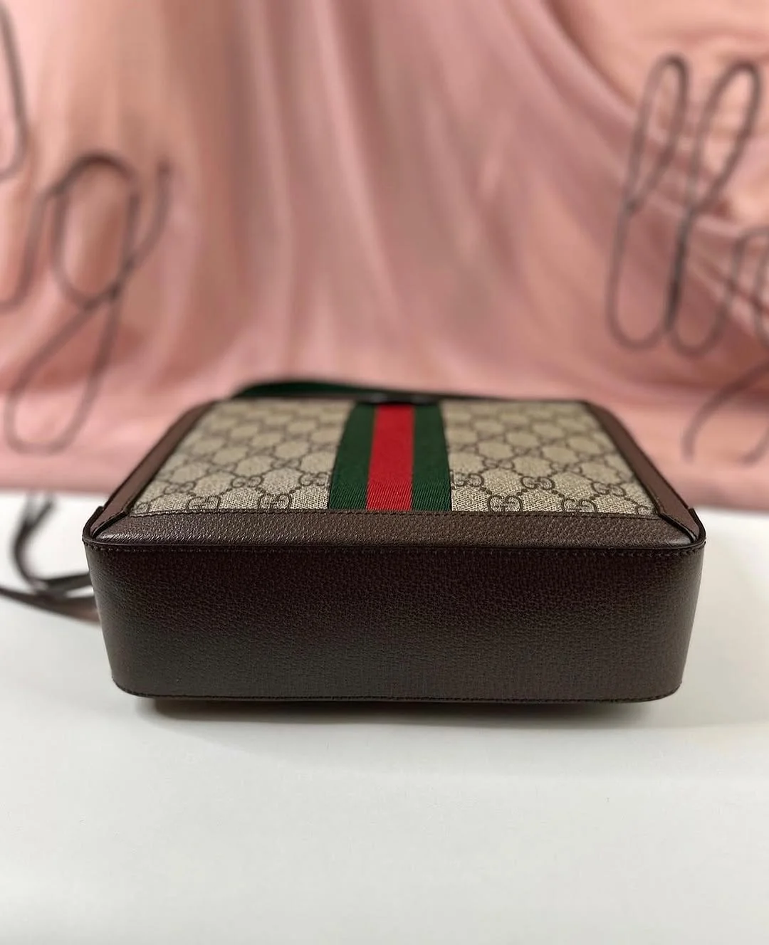 Gucci Brown Small GG Supreme Ophidia Bag product view 8