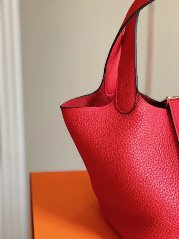 Hermès Picotin 18 Pink Togo Leather Gold Hardware Bag product view 4