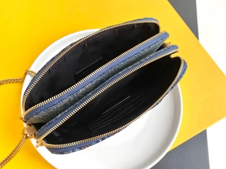 Saint Laurent Becky Double Zip Crossbody Ba Bag product view 3