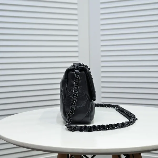 Chanel 19 Flap Bag 26 cm All Black product view 6
