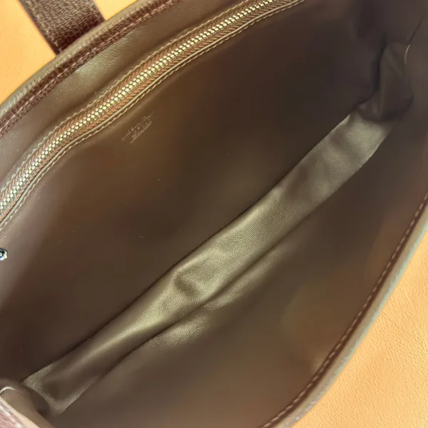 Gucci 26S Jackie Slim Shoulder Bag 28 In Dark Brown Calfskin product view 9