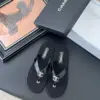 Chanel Women Black Patent Leather Sandals product view 1