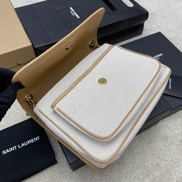 Saint Laurent Yves  Niki Bag Natural Canvas product view 6