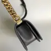 Chanel Small Boy Bag 20 In Black Lambskin Gold Hardware product view 8