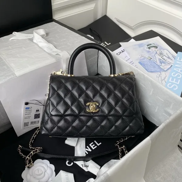 Chanel Coco Small Black with Gold Hardware Bag product photo