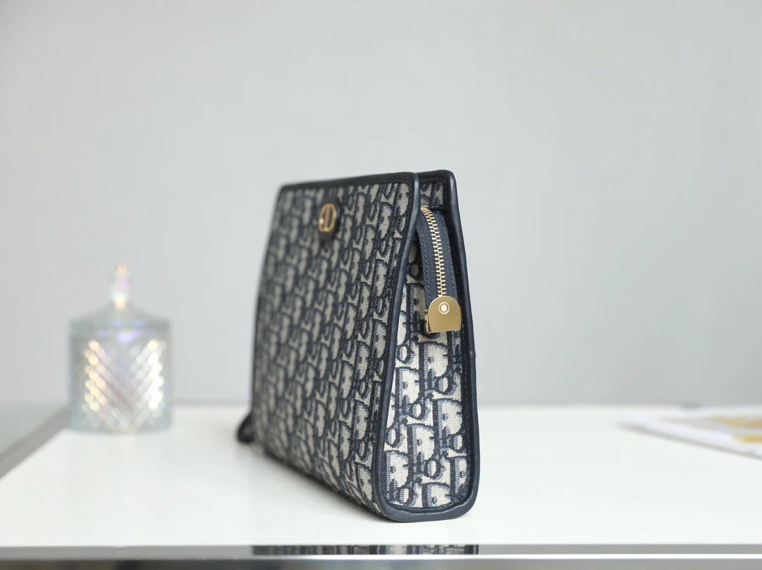 Dior Clutch  30 Montaigne Pouch Canvas Siêu Cấp 26 cm product view 3