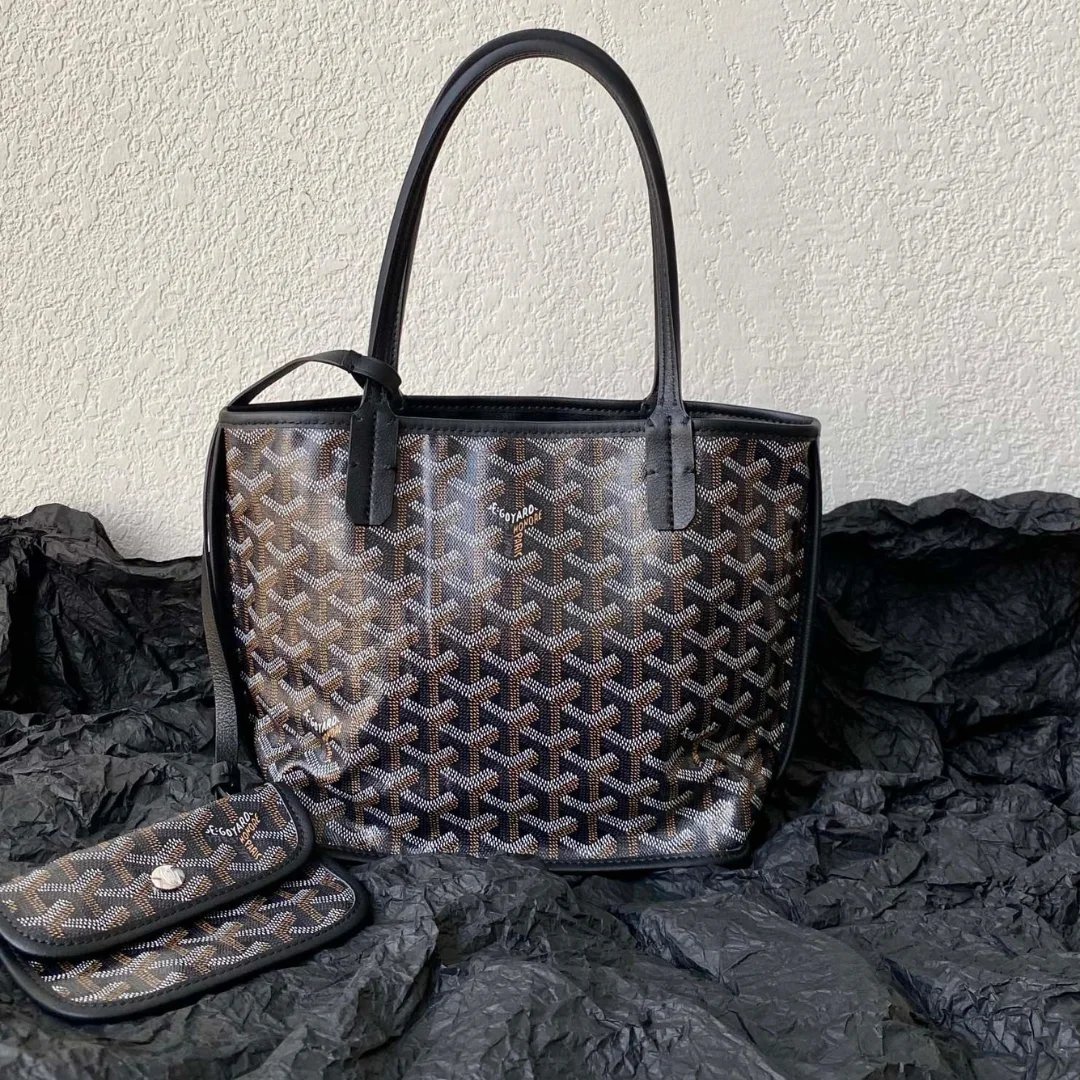 Goyard Goyardine Reversible Mini Anjou Black 1661918 Bag product view 1