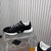Louis Vuitton Women Black Mesh Leather Sneakers product view 6