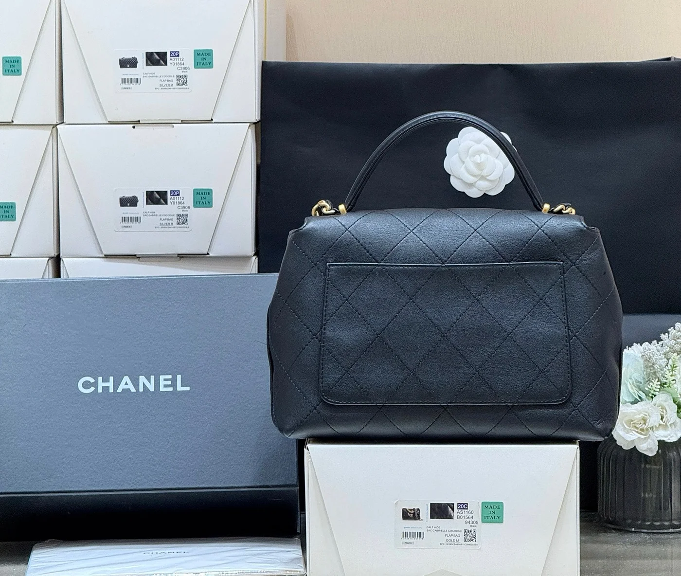 Chanel Maxi Flap Bag with Top Handle product view 8