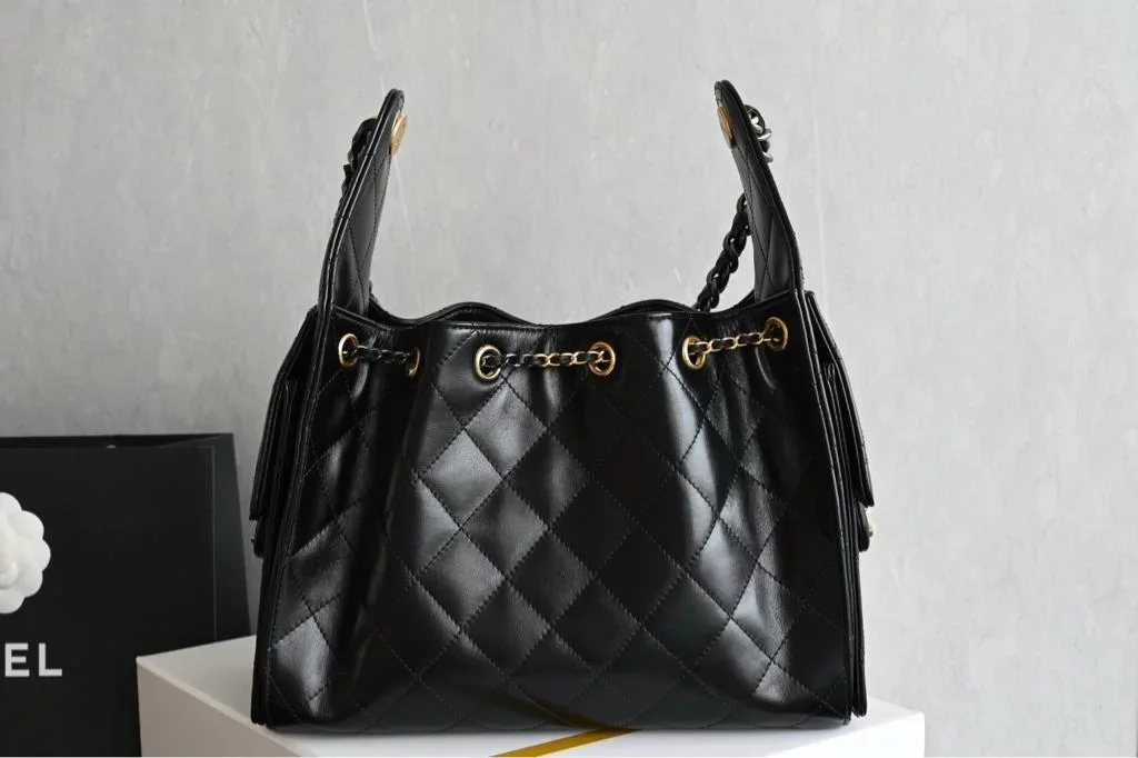 Chanel 25 Small Gold Silver Chain Bag product view 9