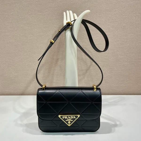 Prada Pattina in Pelle Calfskin Black Bag product view 1