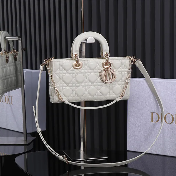 Dior Medium White Lady D-Joy Bag product view 1