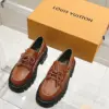 Louis Vuitton Women Brown Leather Chunky Sole Loafers product view 1