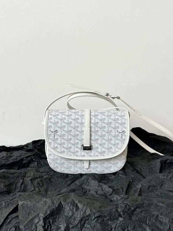 Goyard White Handbag Crossbody Women’s 22x16x7cm product view 5