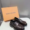 Louis Vuitton Women Brown Leather Chunky Loafers product view 1