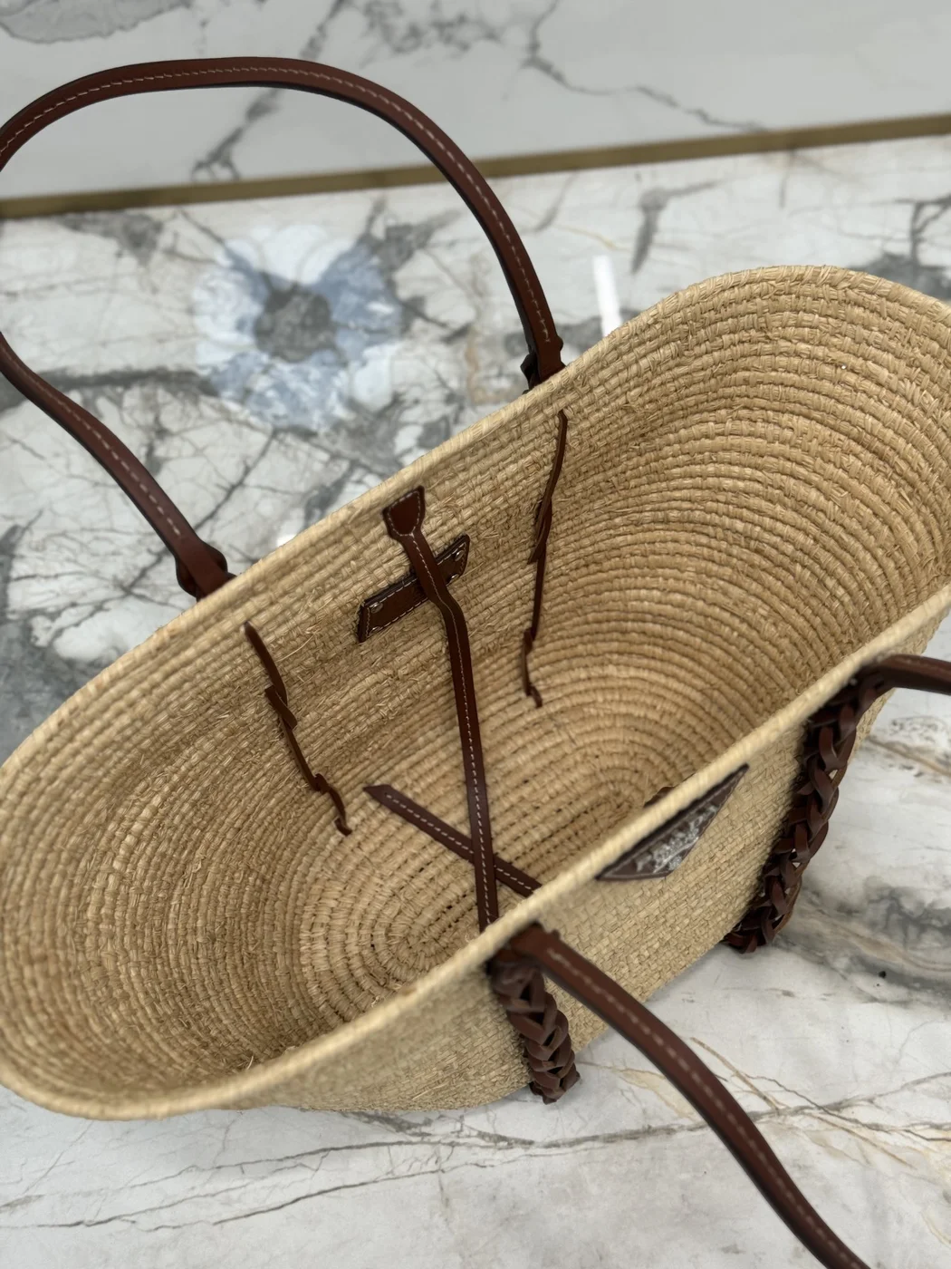 Prada Braided Handle Basket Bag product view 7